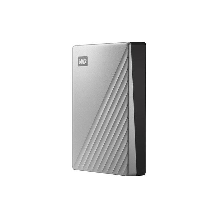 WD Disco Duro Externo Portátil 5TB USB 3.1 Tipo C con Adaptador USB-A, Cifrado AES 256-bit, Copia Seguridad Automática para Mac, Plata 2 WD Disco Duro Externo Portátil 5TB USB 3.1 Tipo C con Adaptador USB-A, Cifrado AES 256-bit, Copia Seguridad Automática para Mac, Plata 2