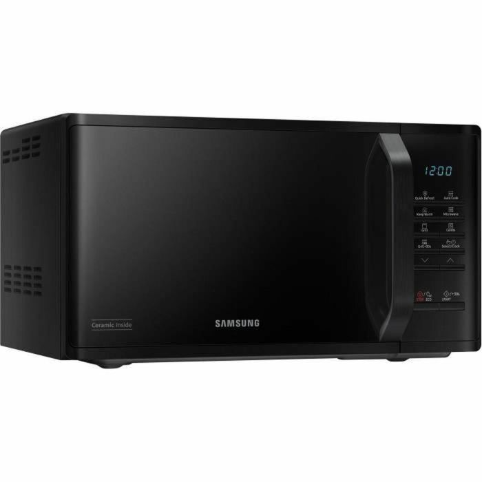 Samsung MG23K3513AK Microondas - 23L - Gril - Electrónica - 800W - 28.8 cm - Cavidad de cerámica Enamelo - Negro 2 Samsung MG23K3513AK Microondas - 23L - Gril - Electrónica - 800W - 28.8 cm - Cavidad de cerámica Enamelo - Negro 2