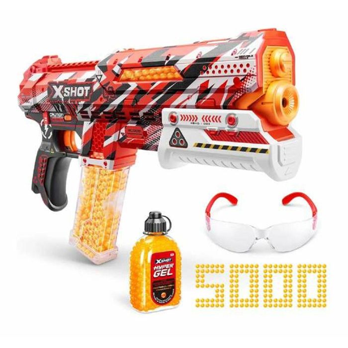 X-Shot Pistola HyperGel Eléctrica con Gafas de Protección, Edad Mínima 14 Años, No Requiere Pilas X-Shot Pistola HyperGel Eléctrica con Gafas de Protección, Edad Mínima 14 Años, No Requiere Pilas