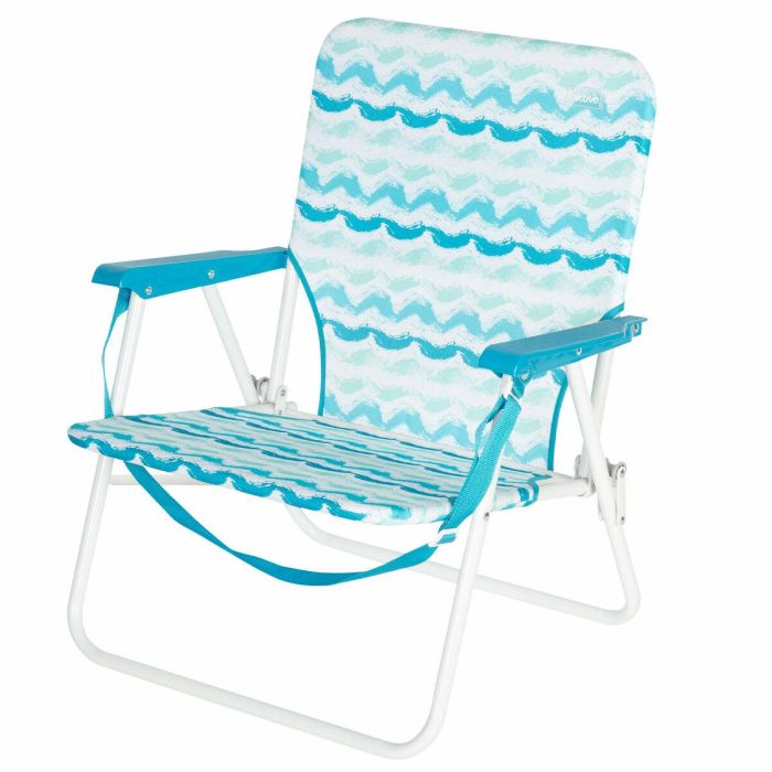 Silla de Playa Aktive 45 x 70 x 40 cm (2 Unidades) 6 Silla de Playa Aktive 45 x 70 x 40 cm (2 Unidades) 6