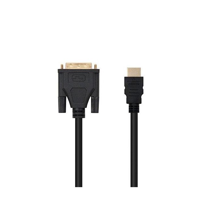 Cable HDMI Nanocable 10.15.0502/ DVI Macho - HDMI Macho/ 1.8m/ Negro Cable HDMI Nanocable 10.15.0502/ DVI Macho - HDMI Macho/ 1.8m/ Negro