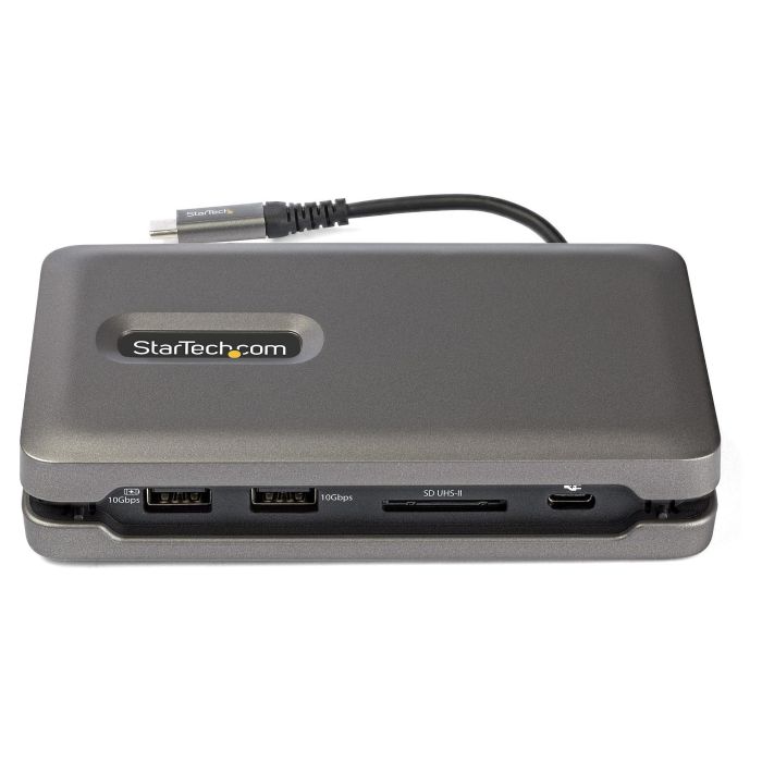 StarTech Adaptador Multipuertos USB-C a HDMI 2.0 4K 60Hz 10Gbps PD 100W GbE SD/MicroSD Mini Docking Station 2 StarTech Adaptador Multipuertos USB-C a HDMI 2.0 4K 60Hz 10Gbps PD 100W GbE SD/MicroSD Mini Docking Station 2