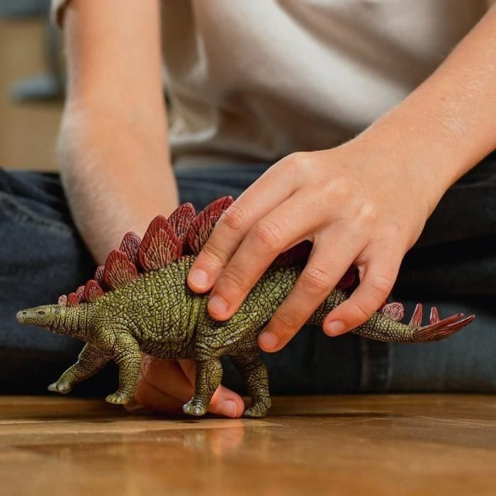Estegosaurio, figura con detalles realistas, juguete de dinosaurio que inspira la imaginación para niños a partir de 4 años, 5 x 20 x 10 cm - schlei 1 Estegosaurio, figura con detalles realistas, juguete de dinosaurio que inspira la imaginación para niños a partir de 4 años, 5 x 20 x 10 cm - schlei 1