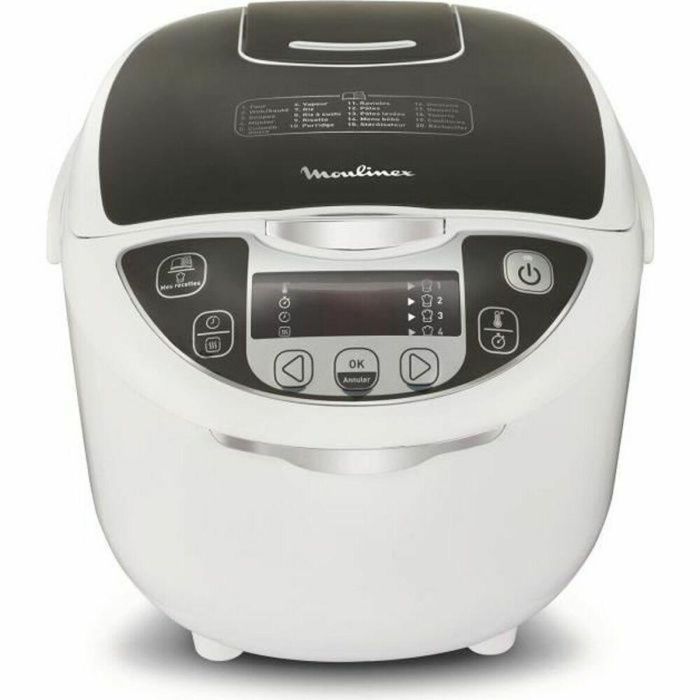 MOULINEX MK708E10 Multicooker eléctrico 25 en 1 - 750W - Blanco / Gris