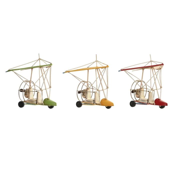 Figura Decorativa DKD Home Decor Amarillo Rojo Verde Vintage 32 x 18,5 x 25 cm (3 Piezas) Figura Decorativa DKD Home Decor Amarillo Rojo Verde Vintage 32 x 18,5 x 25 cm (3 Piezas)
