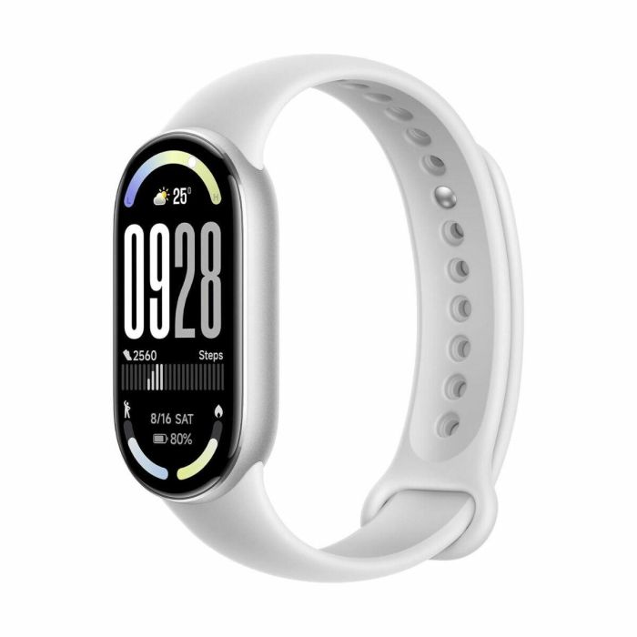 Xiaomi Mi Smart Band 10 Pulsera Inteligente AMOLED 1.72" 1500 Nits, Monitor de Actividad y Salud, 5 ATM, Glacier Silver