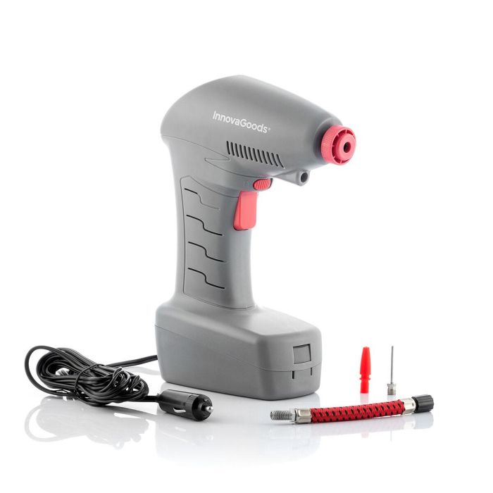 Compresor de Aire Portátil con LED Airpro+ InnovaGoods 2 Compresor de Aire Portátil con LED Airpro+ InnovaGoods 2