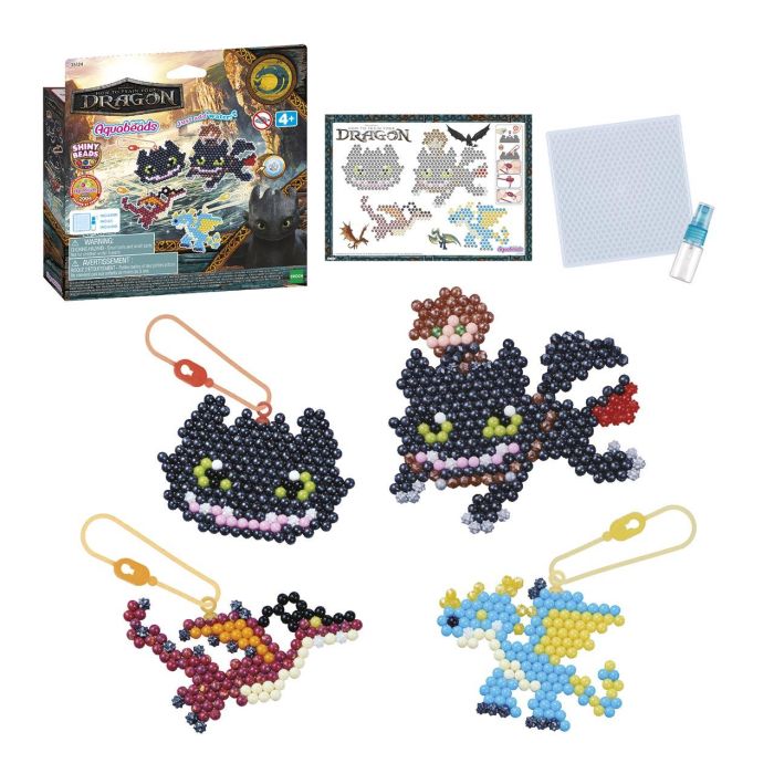 Kit Llaveros Dragons 35124 Aquabeads 2 Kit Llaveros Dragons 35124 Aquabeads 2