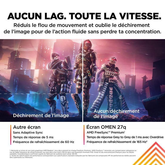 HP OMEN 27q Monitor Gaming QHD 27 pulgadas 165Hz para Juegos, con Alto Rendimiento, Colores Vibrantes y Diseño Elegante 15 HP OMEN 27q Monitor Gaming QHD 27 pulgadas 165Hz para Juegos, con Alto Rendimiento, Colores Vibrantes y Diseño Elegante 15