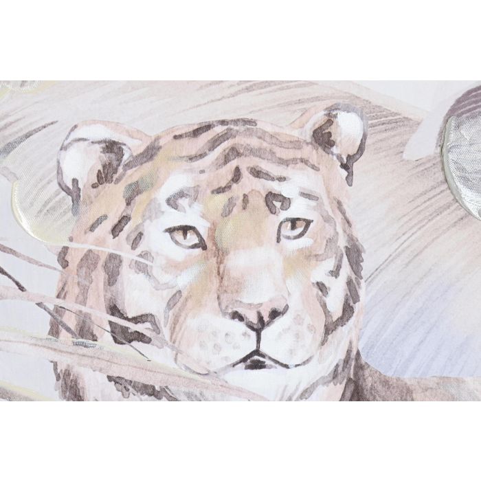 DKD Home Decor Cuadro Tropical Verde Multicolor Lienzo y PS Hecho a Mano 100 x 70 x 4 cm (2 Unidades) 2