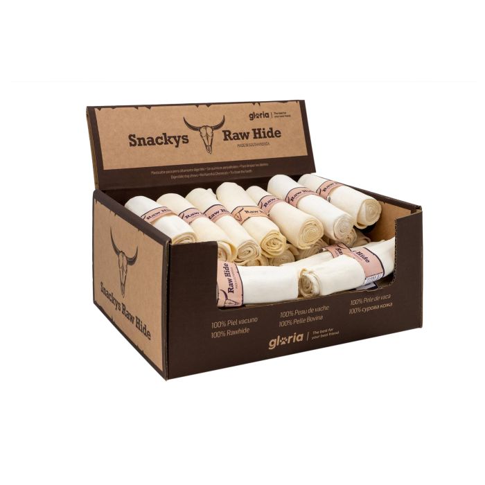 Snackys 8432288110201 Masticable Perro Rollo Piel de Vacuno Rawhide Digestible 12-15 cm - Pack 36 Unidades 0 Snackys 8432288110201 Masticable Perro Rollo Piel de Vacuno Rawhide Digestible 12-15 cm - Pack 36 Unidades 0