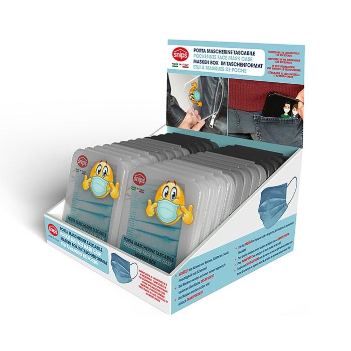Snips Porta mascarillas pocket 11 x 12,4 x 1,2 cm Colores Surtidos 3