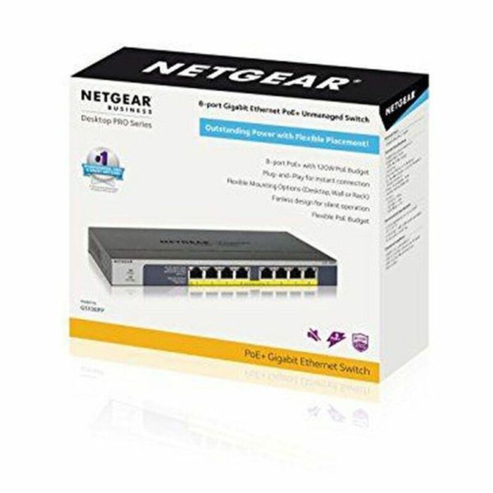 Switch de Armario Netgear GS108PP-100EUS 16 Gbps 1