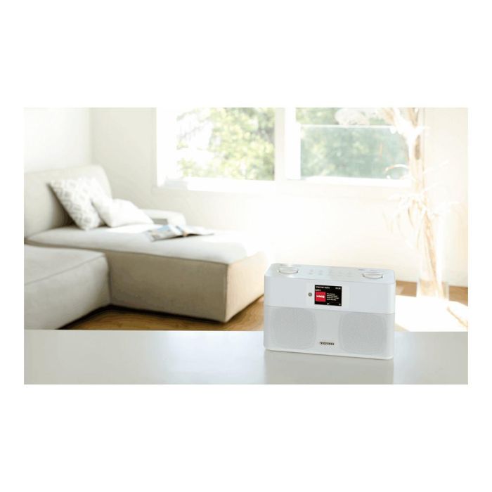 Kenwood CR-ST100S-W Radio Internet/DAB+/FM con Bluetooth, Altavoces 20W, WiFi, Pantalla 2.4", USB, Alarma, Color Blanco Kenwood CR-ST100S-W Radio Internet/DAB+/FM con Bluetooth, Altavoces 20W, WiFi, Pantalla 2.4", USB, Alarma, Color Blanco