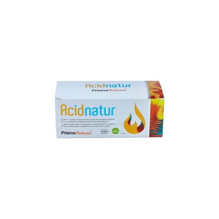 PRISMA NATURAL Acidnatur 14 Sticks - Complemento Alimenticio para Función Digestiva Normal