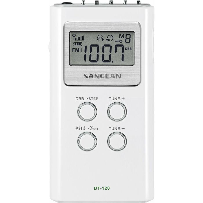Radio Portátil Sangean DT-120 Blanco