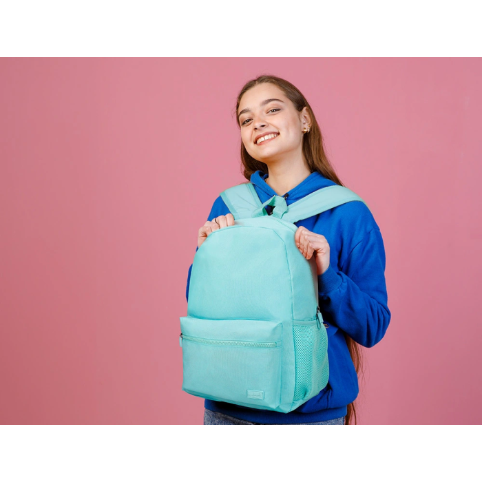 Liderpapel Mochila Core con compartimento lateral elástico, turquesa, 15 L 9