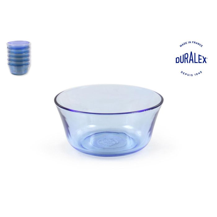 Duralex Bol Colección Lys, color Marino, 10.5 cm de diámetro y 25 cl de capacidad (72 Unidades)