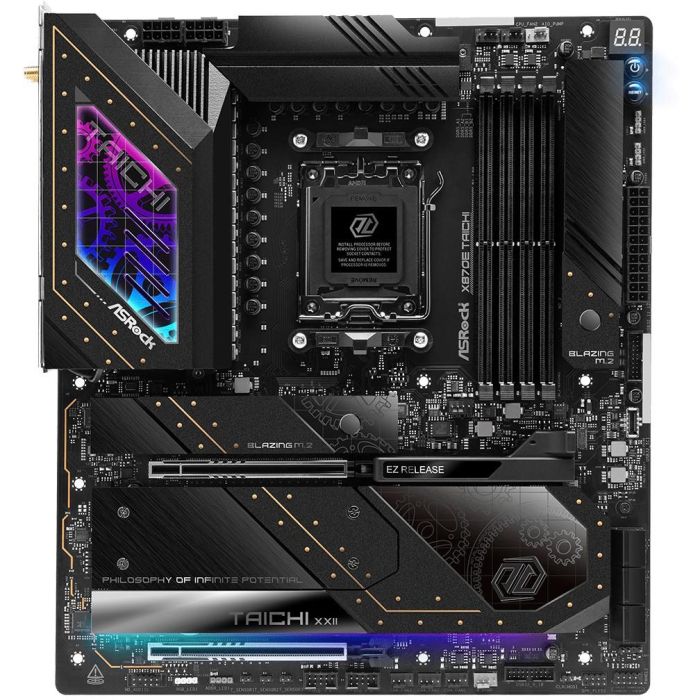 ASRock X870E Taichi AM5 ATX HDMI/USB-C DDR5 Placa Base para AMD Ryzen 7000/8000/9000, Wi-Fi 7, 2.5G/5G Ethernet 1 ASRock X870E Taichi AM5 ATX HDMI/USB-C DDR5 Placa Base para AMD Ryzen 7000/8000/9000, Wi-Fi 7, 2.5G/5G Ethernet 1