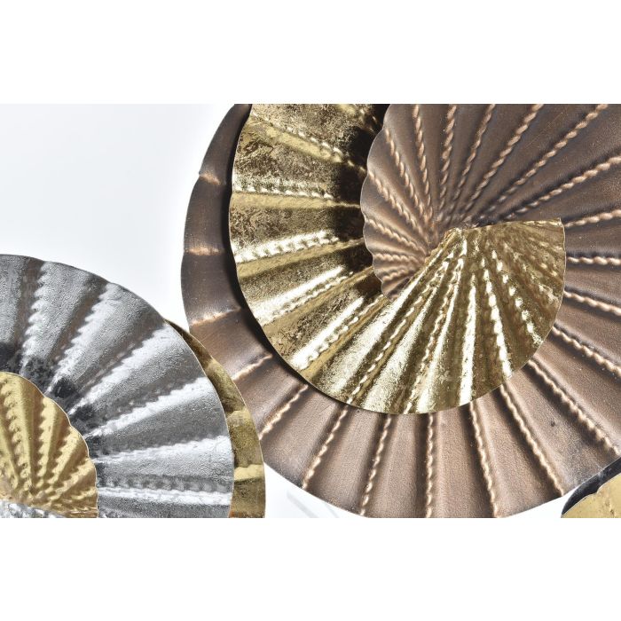 DKD Home Decor Adorno de Pared Decorativo Estilo Oriental de Metal con Motivo Espiral Multicolor 104x43x4.5 cm 1 DKD Home Decor Adorno de Pared Decorativo Estilo Oriental de Metal con Motivo Espiral Multicolor 104x43x4.5 cm 1