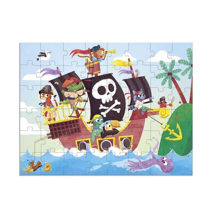 Puzzle XXL piratas.incluye un barco pirata para jugar con el mapa del tesoro. 10