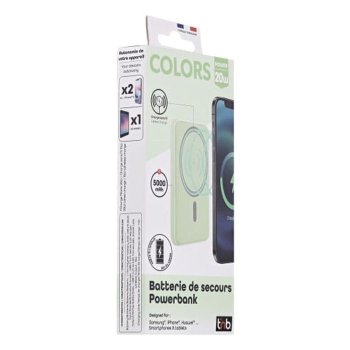 Powerbank T'NB PBUMAG5GR 5000 mAh Verde Magsafe 6
