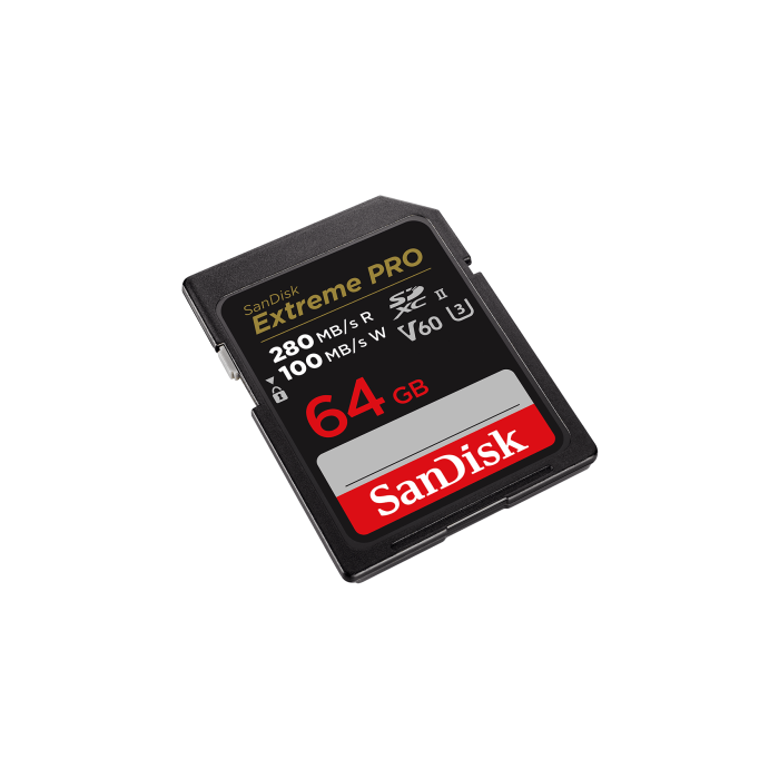 SanDisk SDSDXEP-064G-GN4IN Tarjeta de Memoria Flash 64 GB SDXC UHS-II Clase 10 V60 2