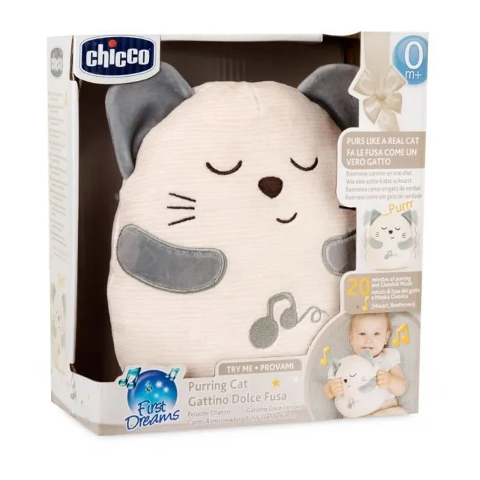 Chicco CHI1722591336988 Gatito de Peluche Gris - Desde el Nacimiento 3