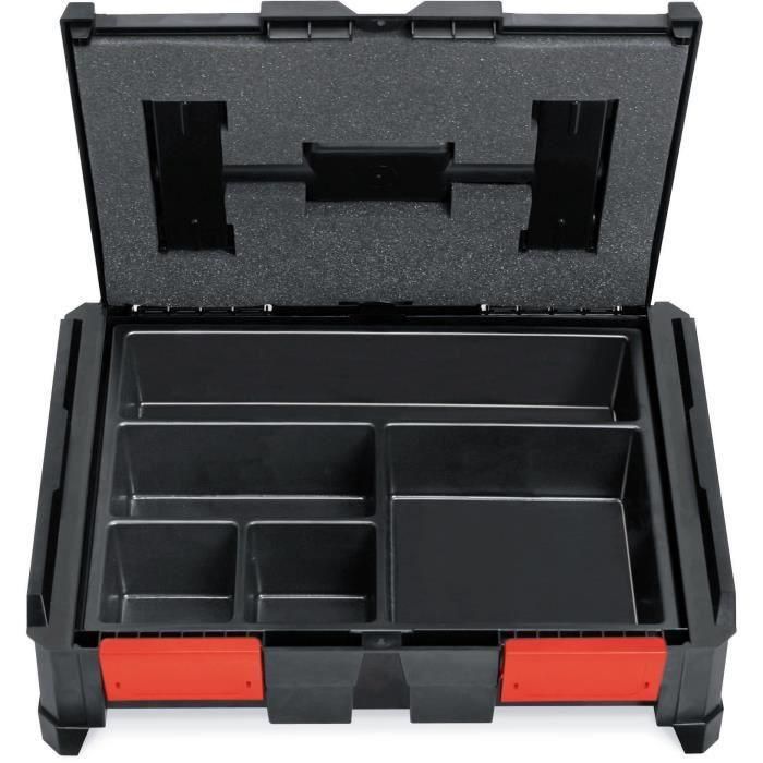 Inserto compartimentado - TOOD - 5 compartimentos fijos - Para caja profesional - Encajable - 40x30x7 cm 3