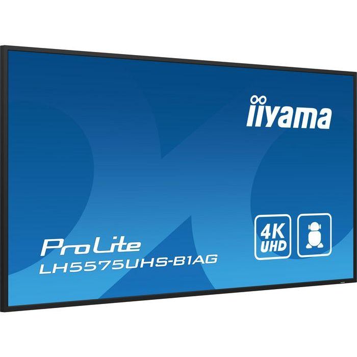 iiyama 55" 3840x2160, UHD IPS panel, Haze 25%, 500cd/m², Landscape and Portrait, Signal FailOver, Speakers 2x 10W 5 iiyama 55" 3840x2160, UHD IPS panel, Haze 25%, 500cd/m², Landscape and Portrait, Signal FailOver, Speakers 2x 10W 5