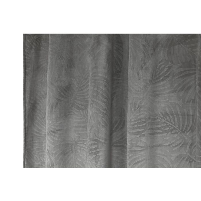 Cortina Urban DKD Home Decor Gris Claro 260 x 140 cm (2 Unidades) 3 Cortina Urban DKD Home Decor Gris Claro 260 x 140 cm (2 Unidades) 3