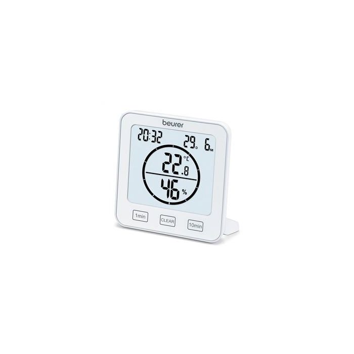 Beurer HM-22 Termohigrómetro - Muestra temperatura, humedad, fecha y hora - Montable en pared 0 Beurer HM-22 Termohigrómetro - Muestra temperatura, humedad, fecha y hora - Montable en pared 0