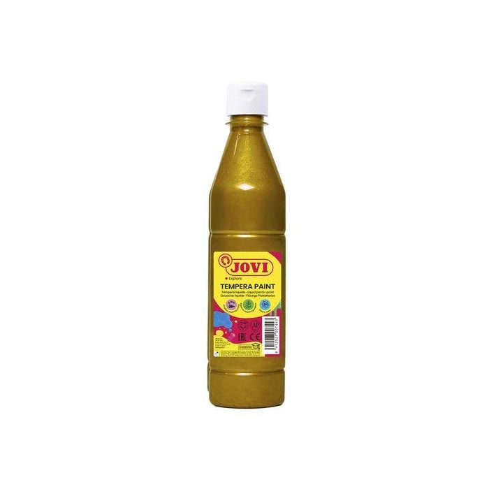Jovi Témpera Líquida School Metálic Oro Botella De 500 mL