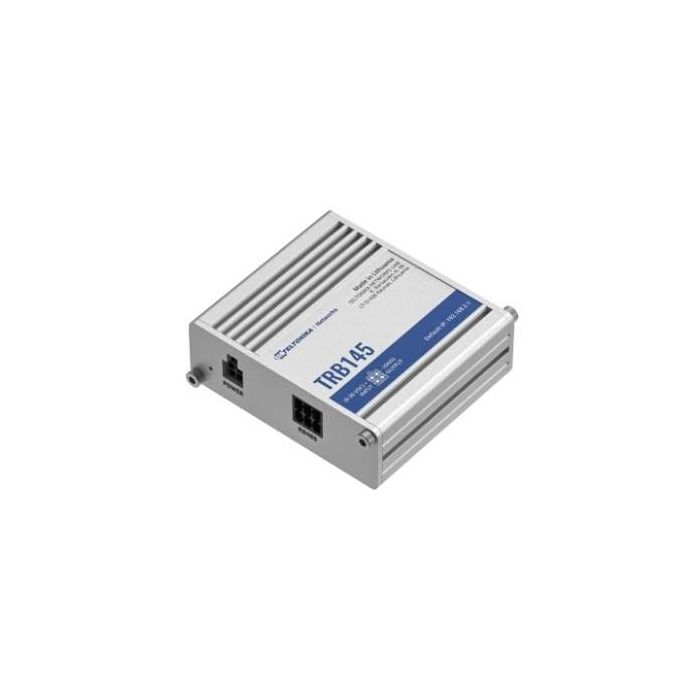 Teltonika TRB145 Gateway industrial LTE RS485 para E/S, Linux, compatible con SSH, CLI, NAT, DDNS, OpenVPN, 9-30V 1 Teltonika TRB145 Gateway industrial LTE RS485 para E/S, Linux, compatible con SSH, CLI, NAT, DDNS, OpenVPN, 9-30V 1