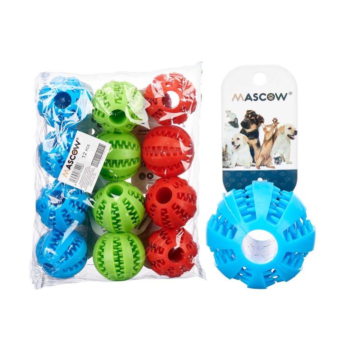 Bola Silicona Grd Dispensador Comida Srt 3 Colores Mascow 6CM (24 Unidades) 2 Bola Silicona Grd Dispensador Comida Srt 3 Colores Mascow 6CM (24 Unidades) 2