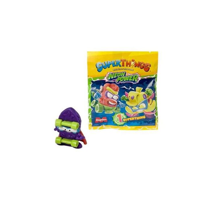 Magic Box Superthings Neon Power Sobre Coleccionable One Pack - Contiene 1 Figura Sorpresa. Edad +3 años