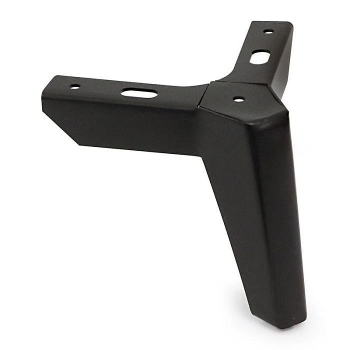 Q&Q Pata Metálica Vector 120mm de Altura, Acabado Negro Mate para Sofás y Muebles