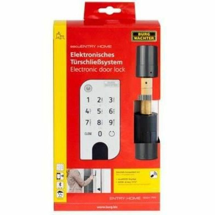 Burg -wächter Dry -winger Home 5001 Cilíndrico electrónico con teclado de entrada Pincode -6 usuarios 1 Burg -wächter Dry -winger Home 5001 Cilíndrico electrónico con teclado de entrada Pincode -6 usuarios 1