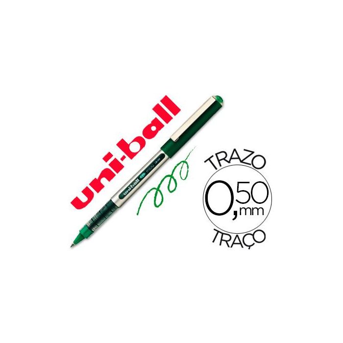 Uniball Rollerball Eye Micro Ub-150 0.5 mm Verde Caja 12 Ud