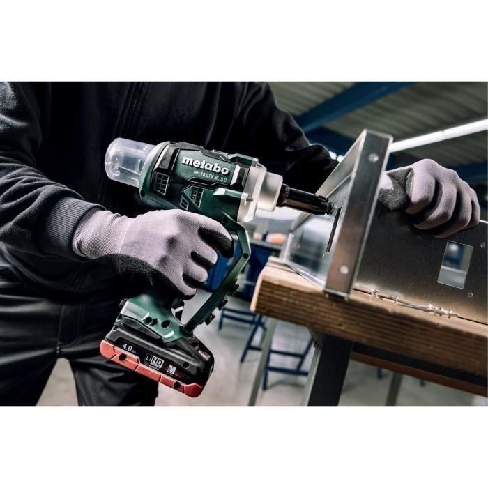 Remachadora de batería - METABO - NP 18 LTX BL 5.0 - 18 V - MetaBOX 145 L 3 Remachadora de batería - METABO - NP 18 LTX BL 5.0 - 18 V - MetaBOX 145 L 3
