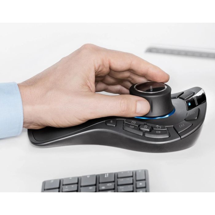 3Dconnexion SpaceMouse Pro Wireless Bluetooth Edition Ratón 3D para CAD, 3DX-700119 3 3Dconnexion SpaceMouse Pro Wireless Bluetooth Edition Ratón 3D para CAD, 3DX-700119 3
