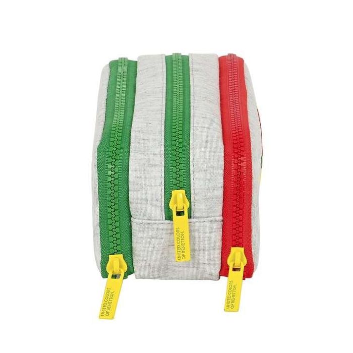 Portatodo Triple Benetton Pop Gris (21 x 8 x 8 cm) 2