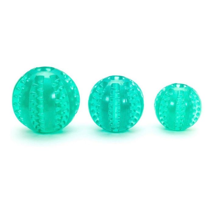 Gloria Pelota Dental TPR 7 cm con Hendiduras para Premios y Limpieza Dental 3