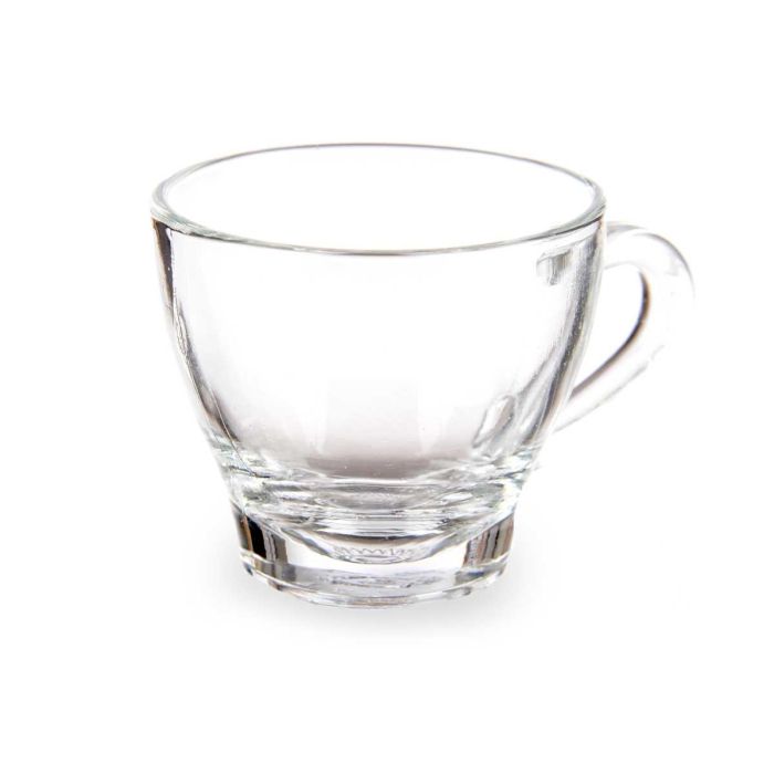 Set 4 Tazas Vidrio Cafe Con Asa 80Ml Vivalto 19X6CM (24 Unidades) 1 Set 4 Tazas Vidrio Cafe Con Asa 80Ml Vivalto 19X6CM (24 Unidades) 1