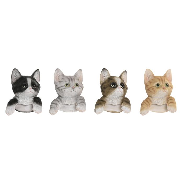 Figura Shabby DKD Home Decor Negro Gris 8 x 10 x 8 cm (4 Unidades) 0 Figura Shabby DKD Home Decor Negro Gris 8 x 10 x 8 cm (4 Unidades) 0