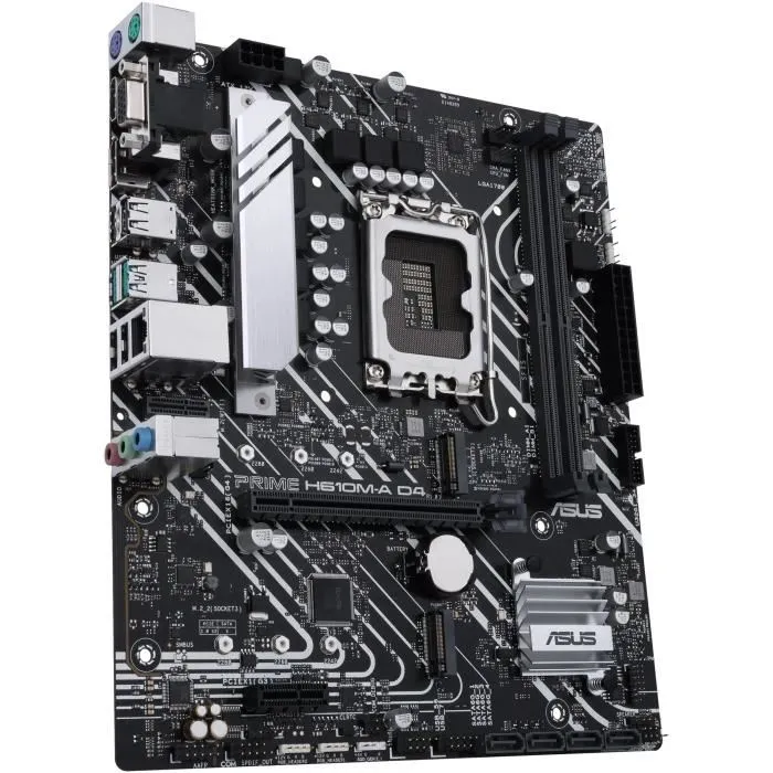 ASUS 90MB19P0-M0EAYC Placa Base Intel H610 LGA 1700 Micro-ATX DDR4 HDMI PCIE3.0 4SATA3 USB3.2 3