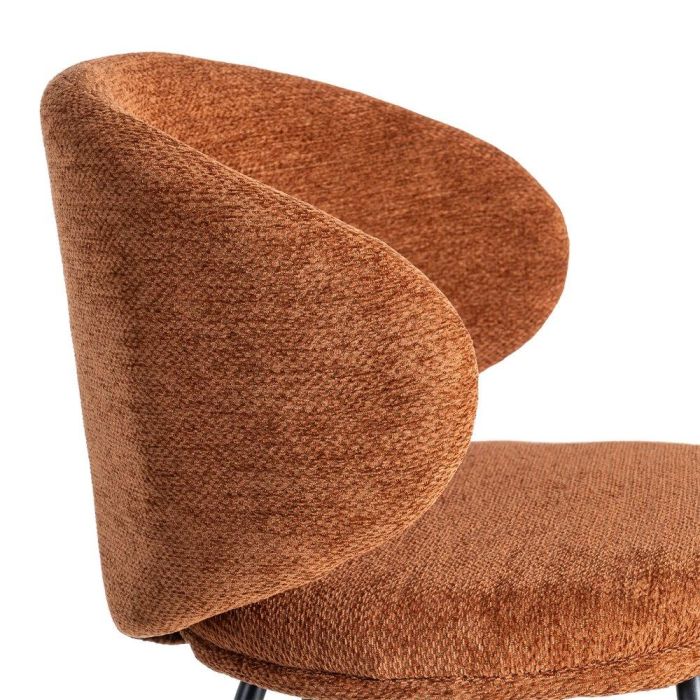 Silla Terracota Tejido-Metal Salón 57 X 53 X 75 cm