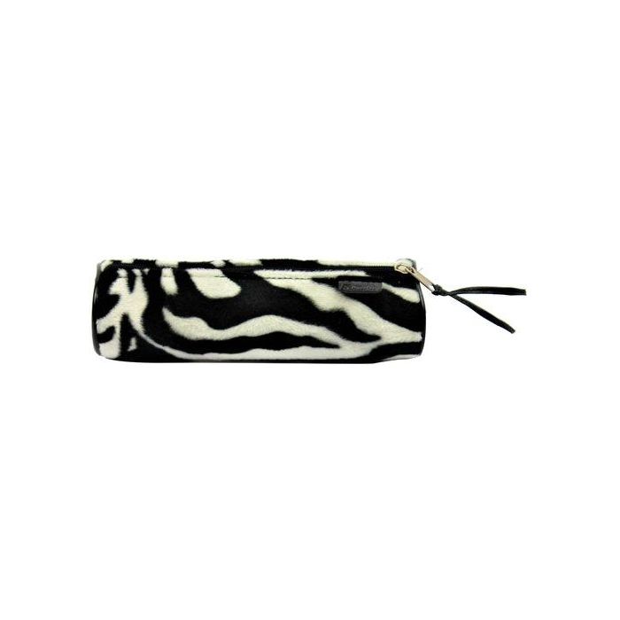 Portatodo Iberplas Redondo 22X6,5 Animal Print Cebra