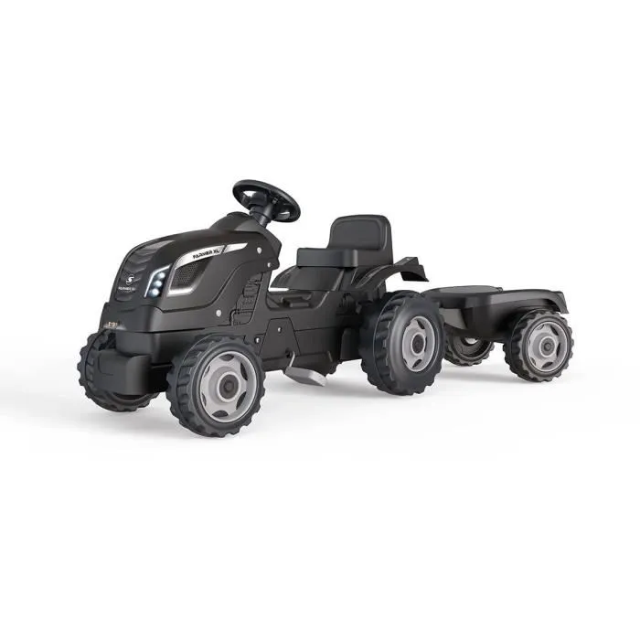 Smoby 3032167101310 Tractor de Pedal Farmer XL con Remolque - Negro 1 Smoby 3032167101310 Tractor de Pedal Farmer XL con Remolque - Negro 1