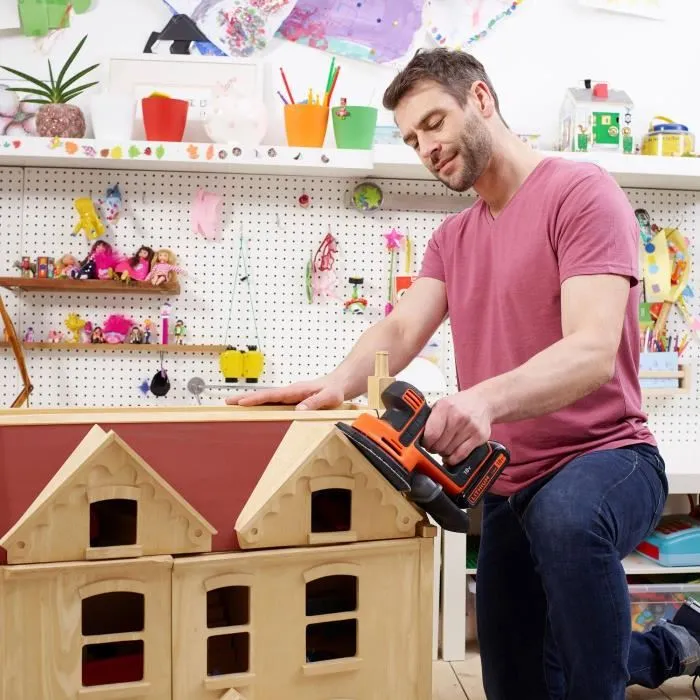 Black + Decker Lijadora de Ratón BDCDS18N-XJ - 18 V - Compacta y Potente para Acabados y Lugares Difíciles 2